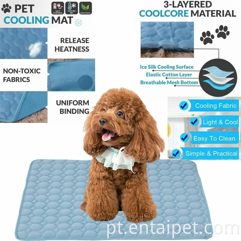 Cachorro resfriamento de verão summer lex bed bloco de luxo mato